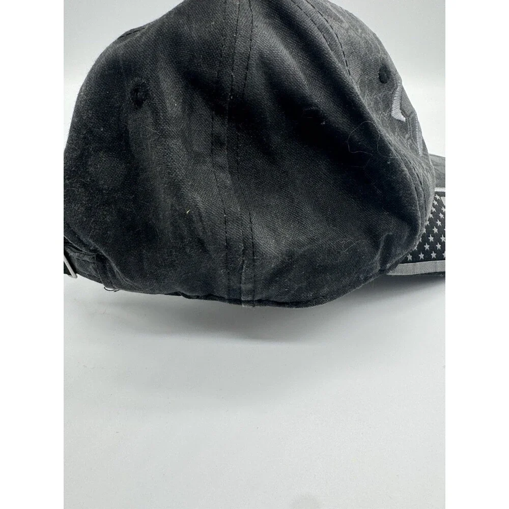 Kryptek 2nd Amendment 1791 2A American Flag Hat OC Black Tactical Cap Adjust